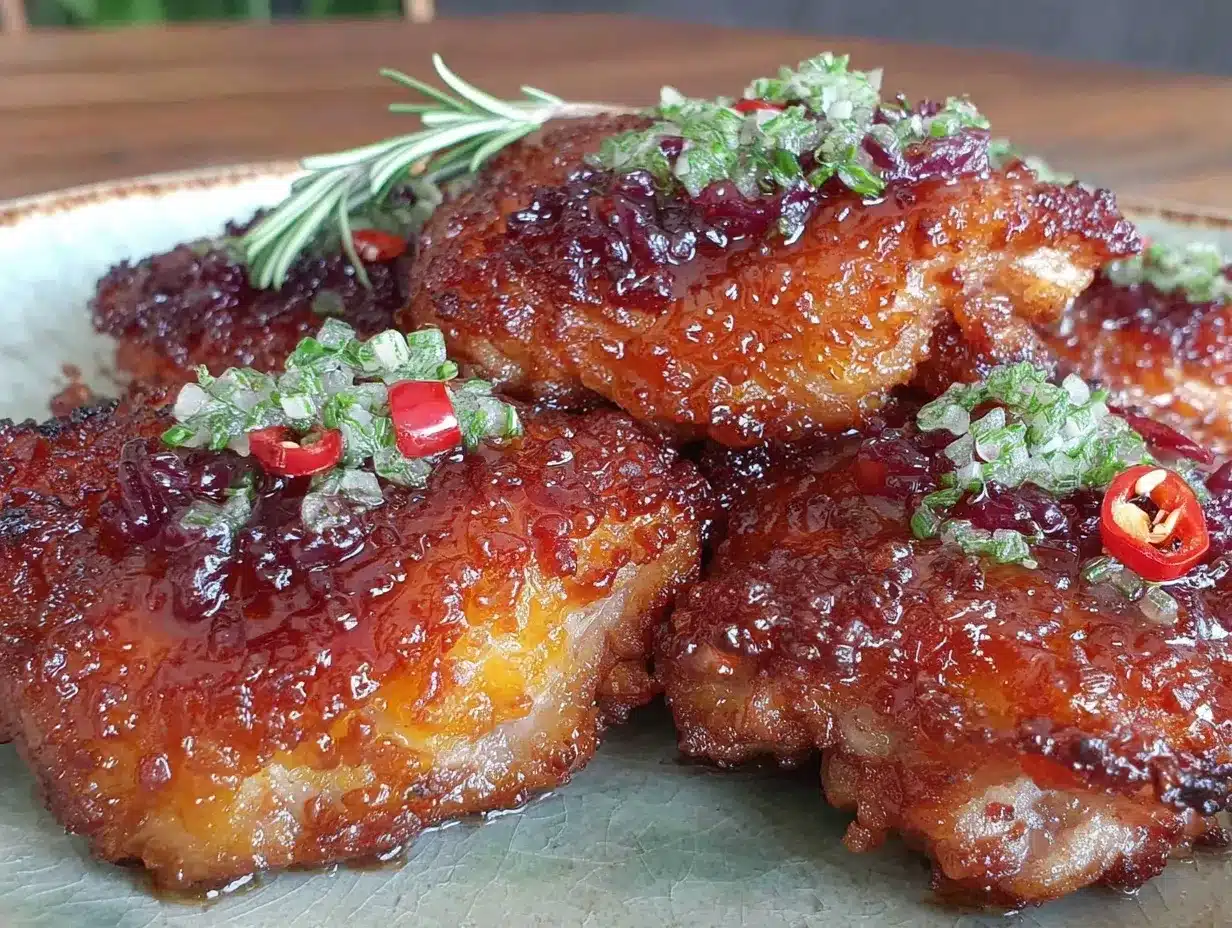 crispy baked chicken thighs preparation steps