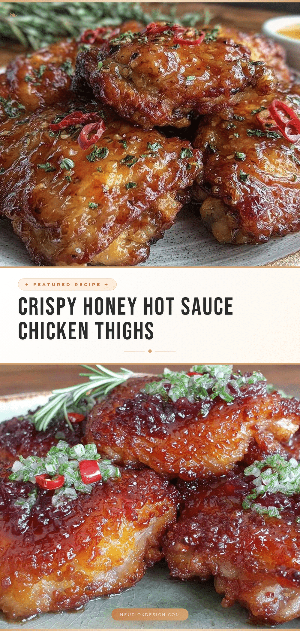 crispy baked chicken thighs recipe