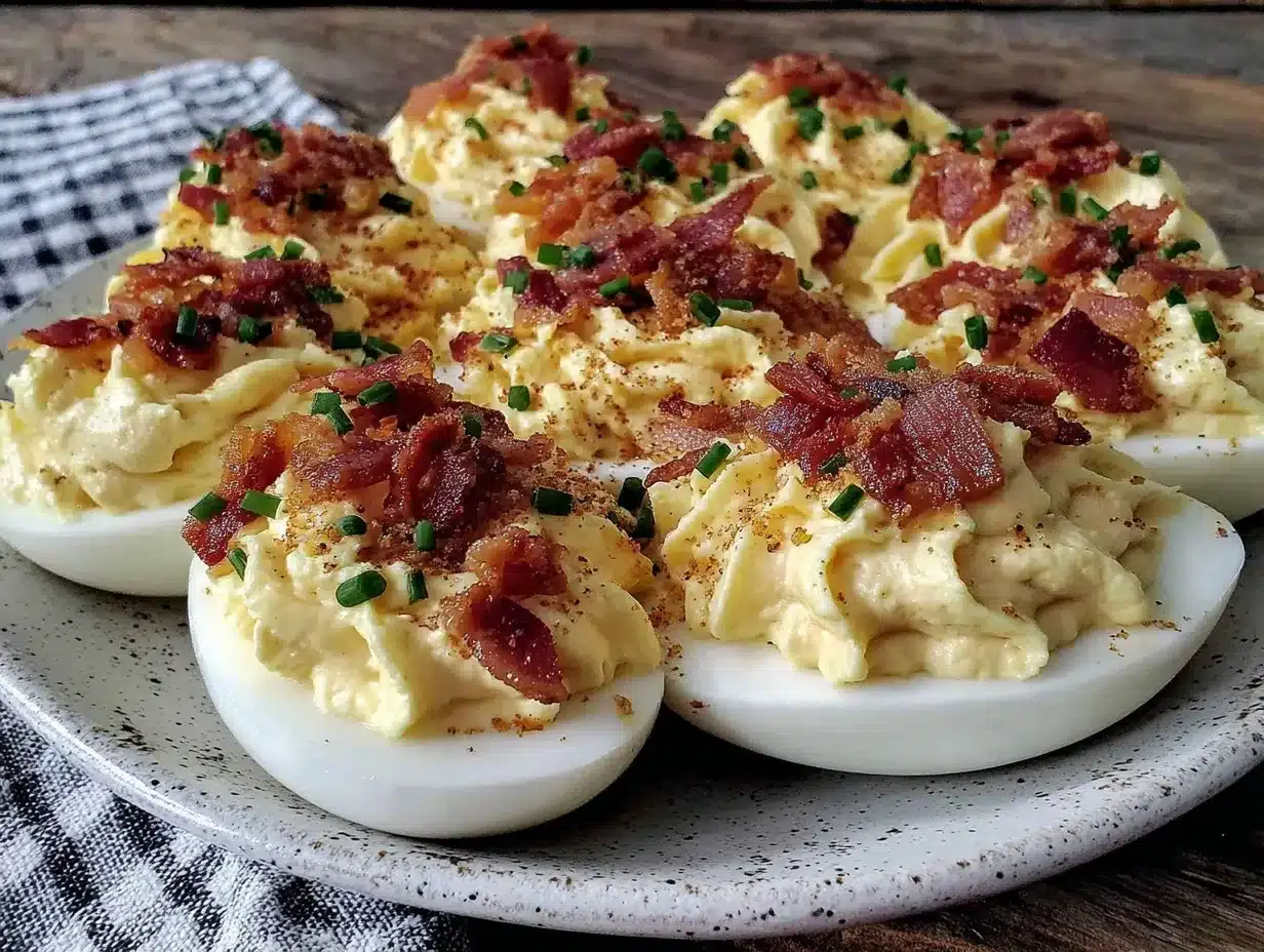 crispy classic deviled eggs preparation steps