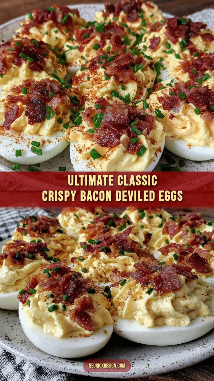 crispy classic deviled eggs recipe