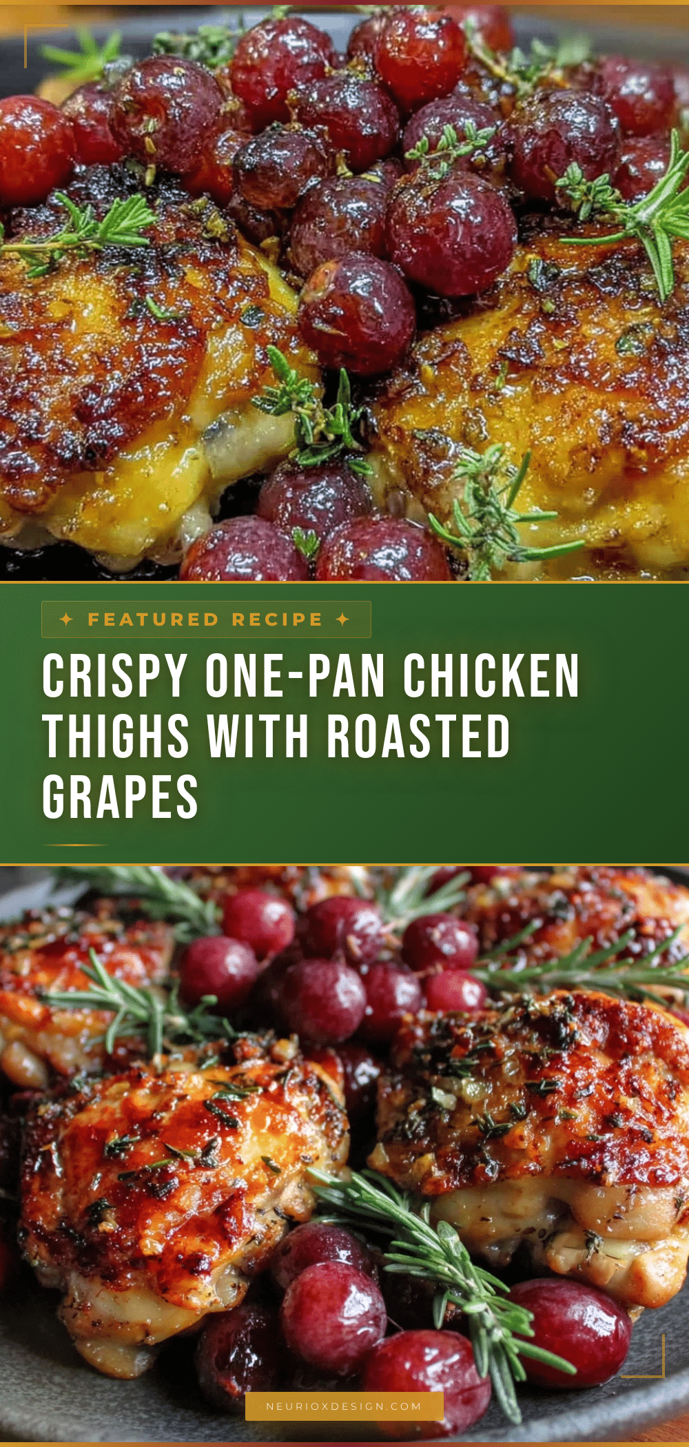 crispy one-pan chicken thighs recipe