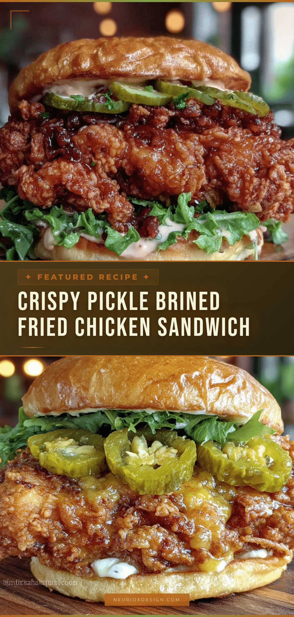 crispy pickle brined fried chicken sandwich recipe