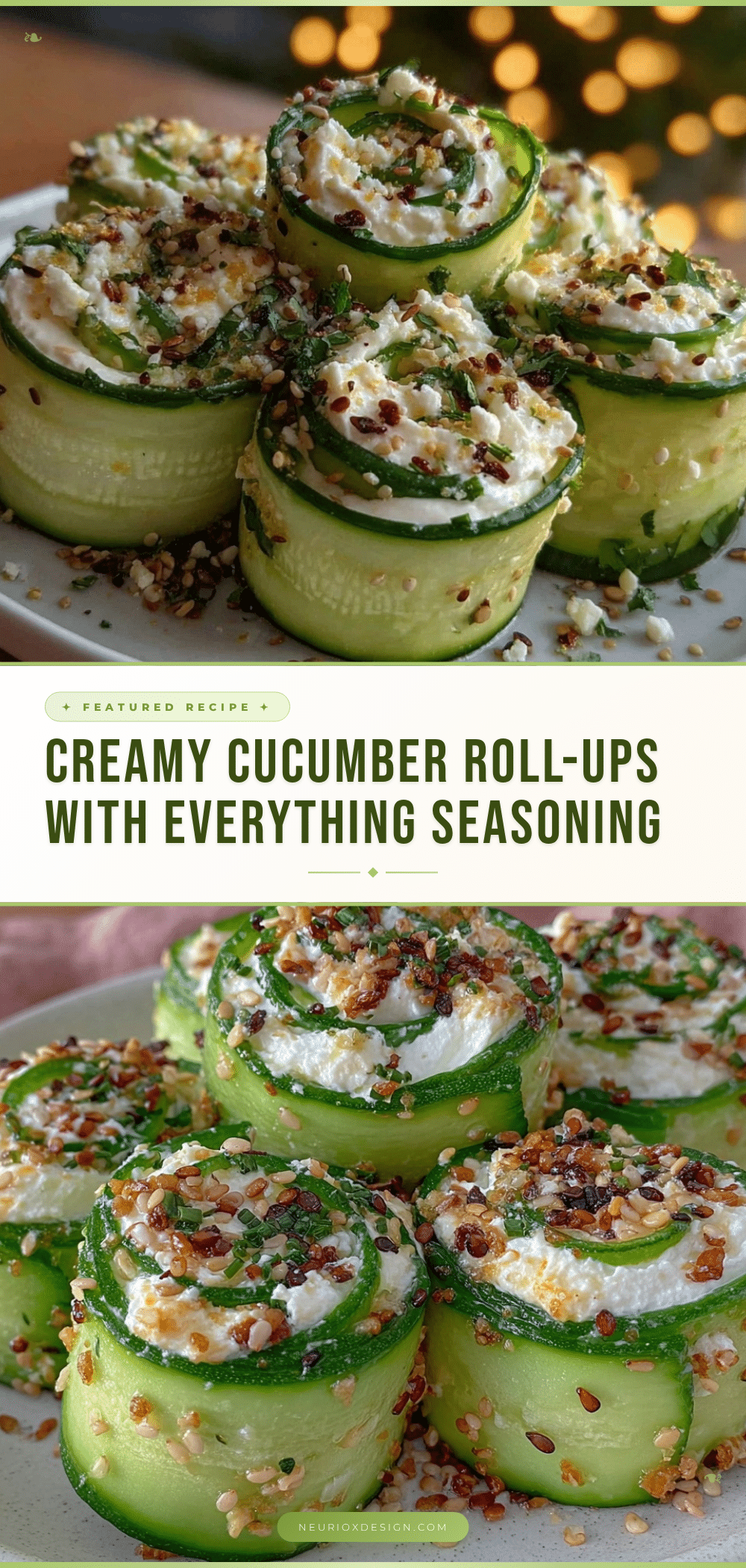 cucumber cream cheese roll-ups recipe
