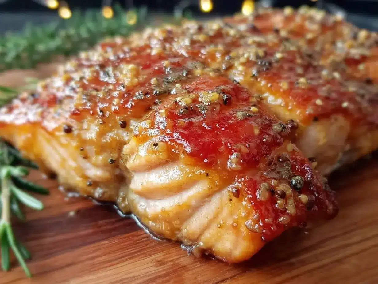 Dijon maple glazed salmon preparation steps