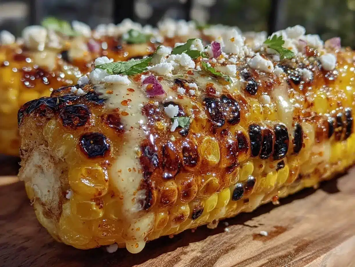 elote-style grilled corn preparation steps