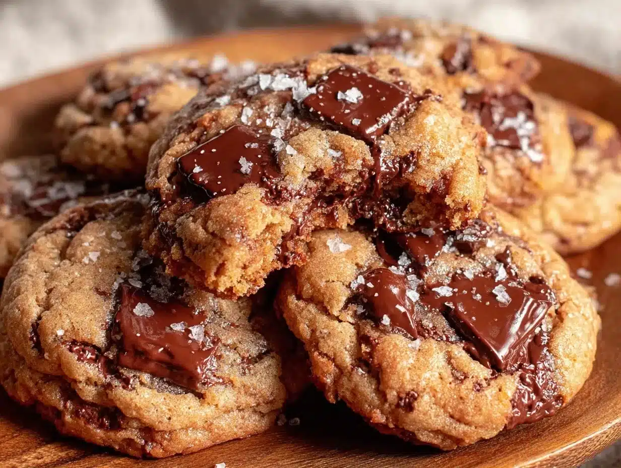 espresso brown butter chocolate chip cookies preparation steps