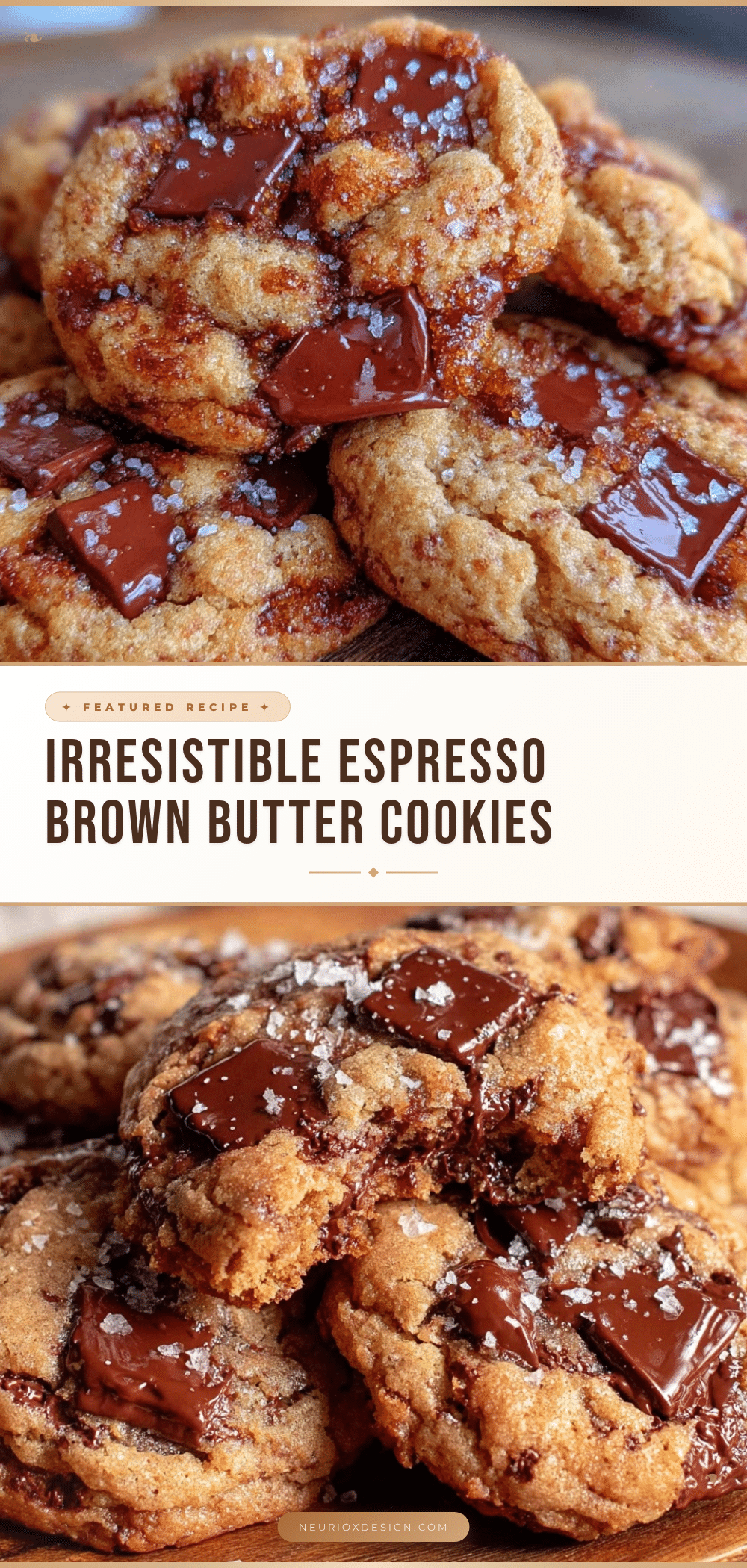 espresso brown butter chocolate chip cookies recipe