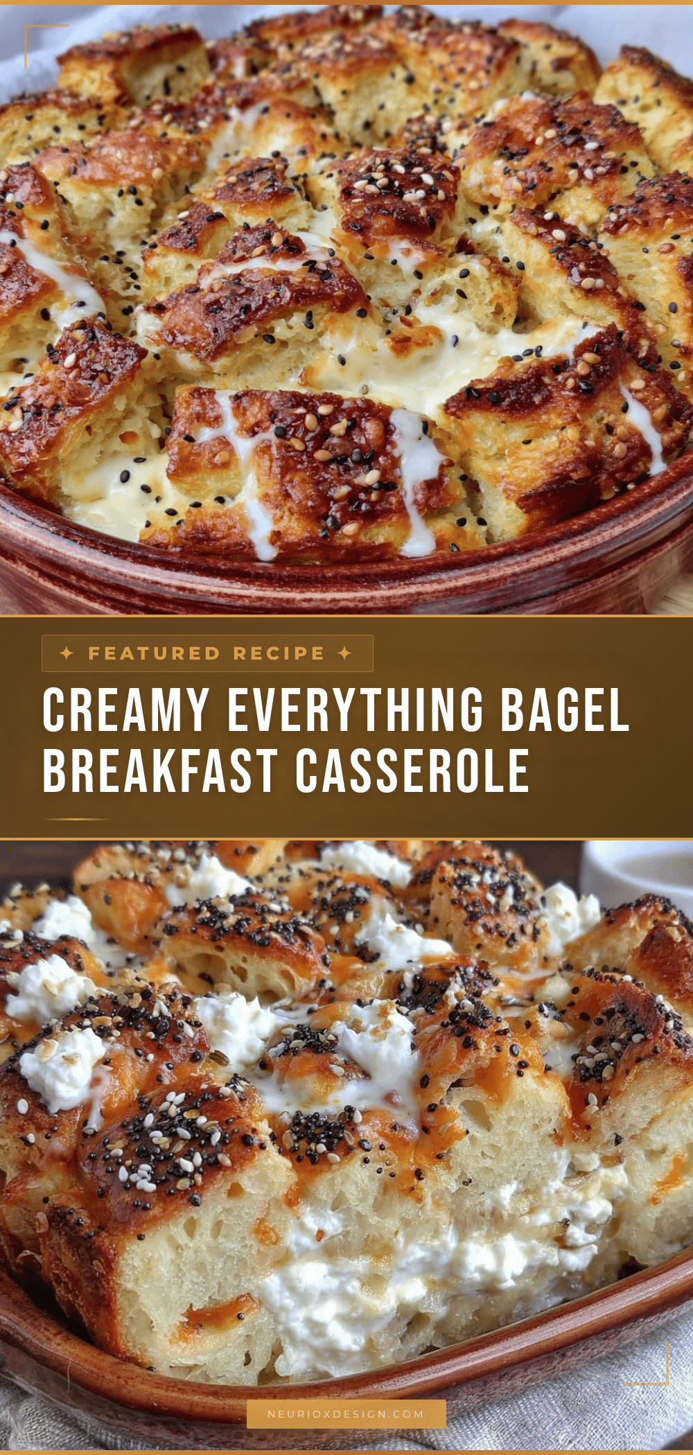 everything bagel breakfast casserole recipe
