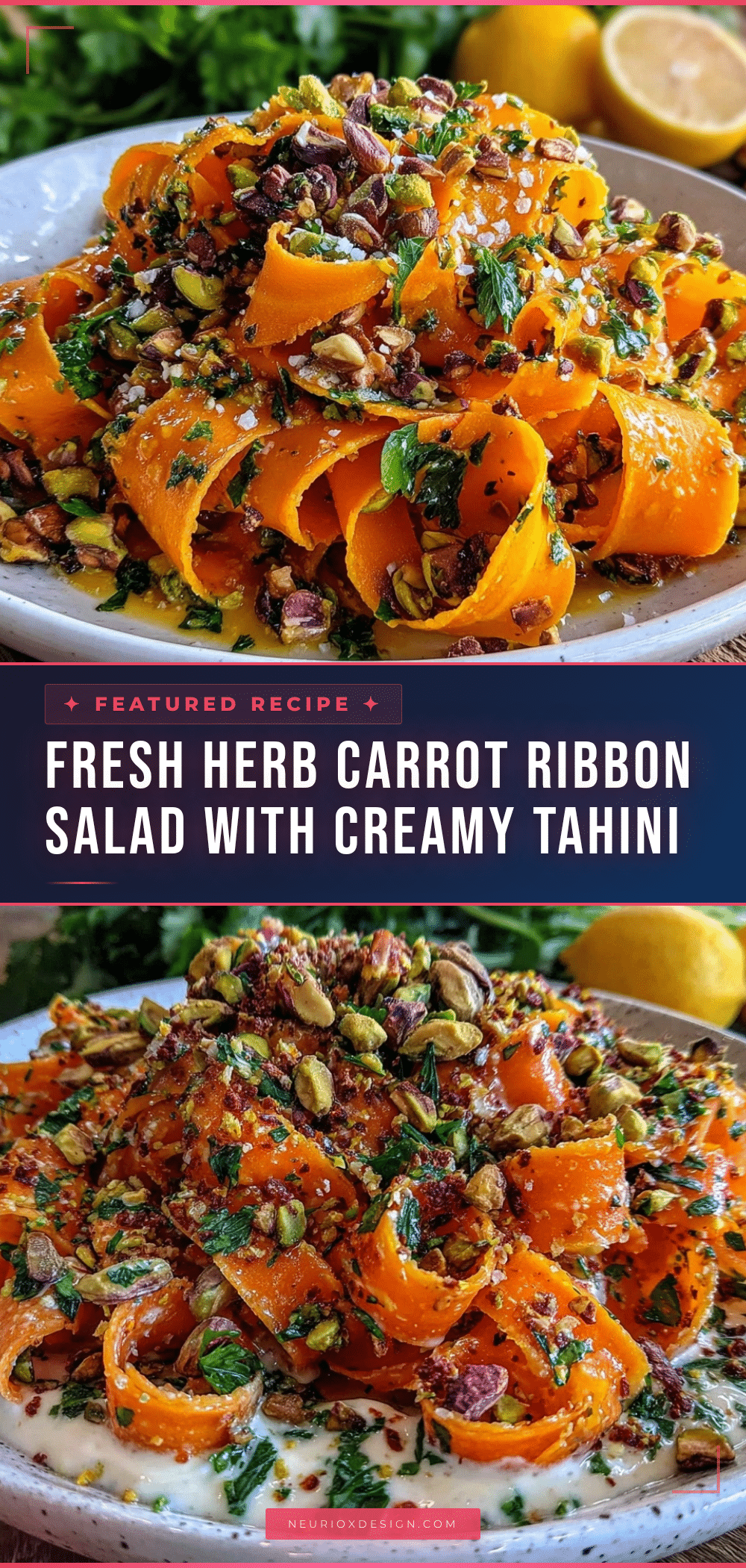 fresh carrot ribbon salad recipe