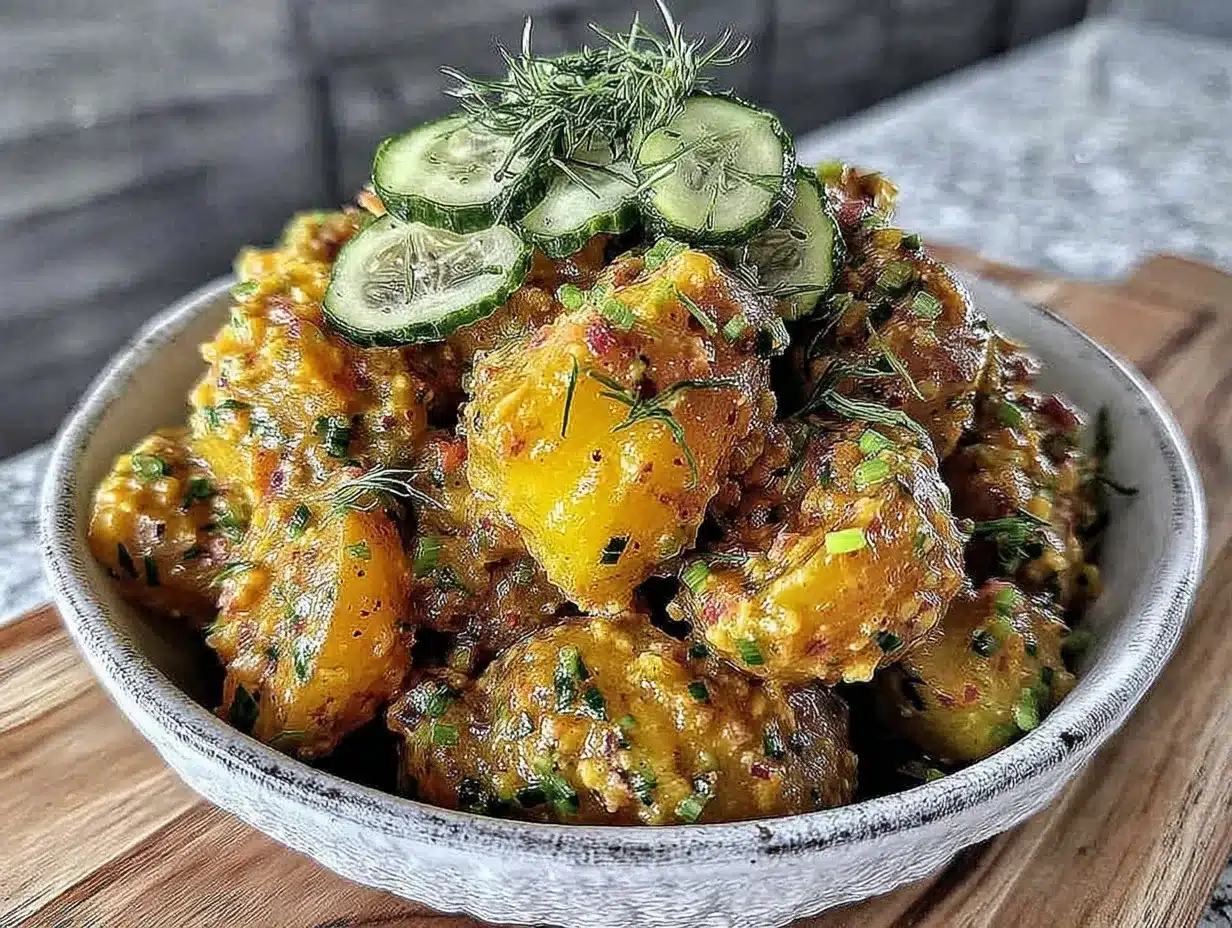 fresh dill pickle potato salad preparation steps