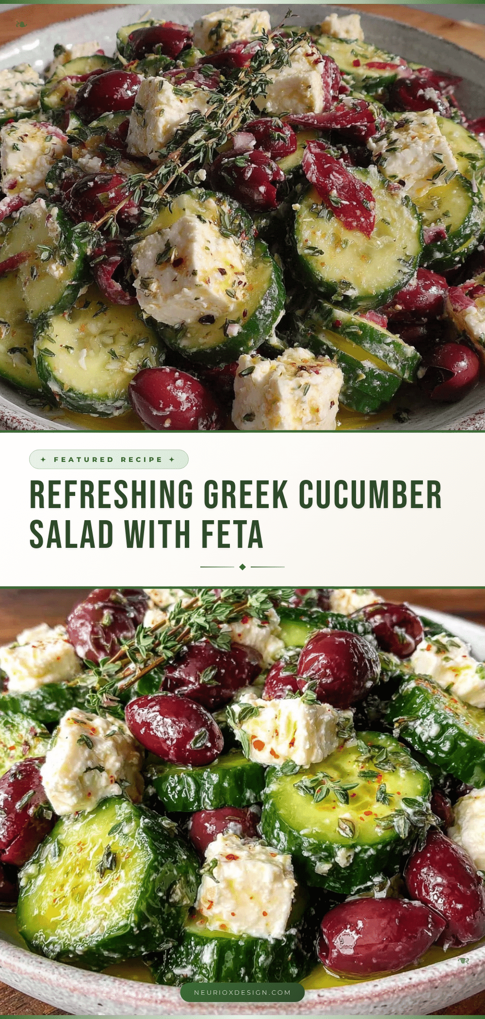 fresh greek cucumber salad recipe
