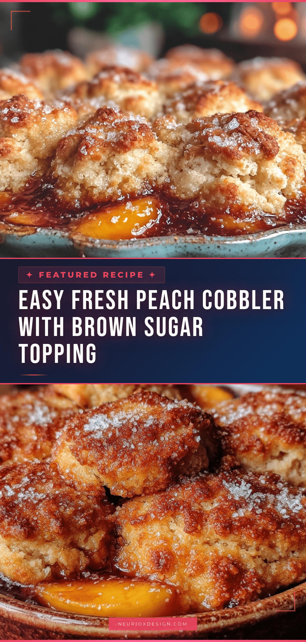 fresh peach cobbler recipe