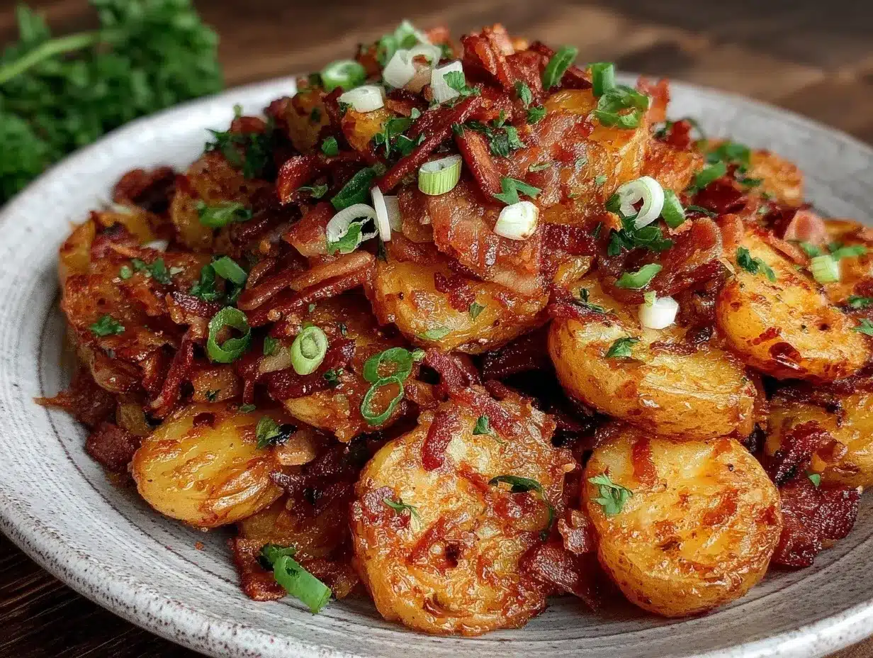 German warm potato salad preparation steps
