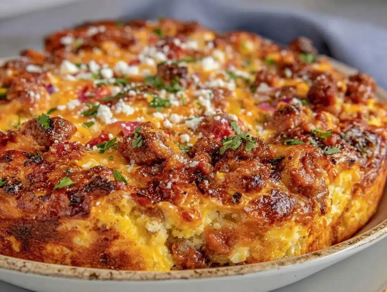 mexican chorizo breakfast casserole preparation steps