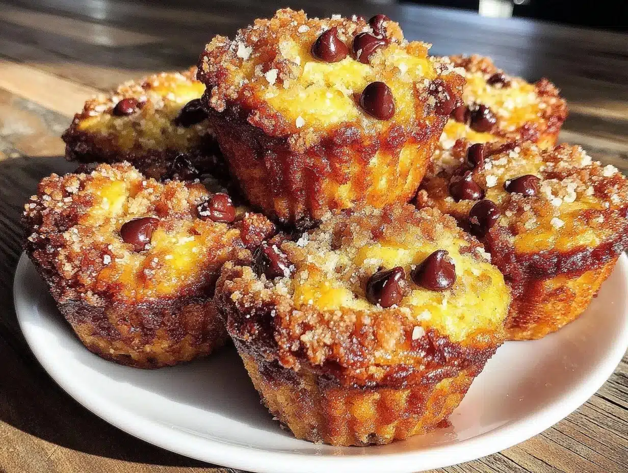 moist chocolate chip banana bread muffins preparation steps