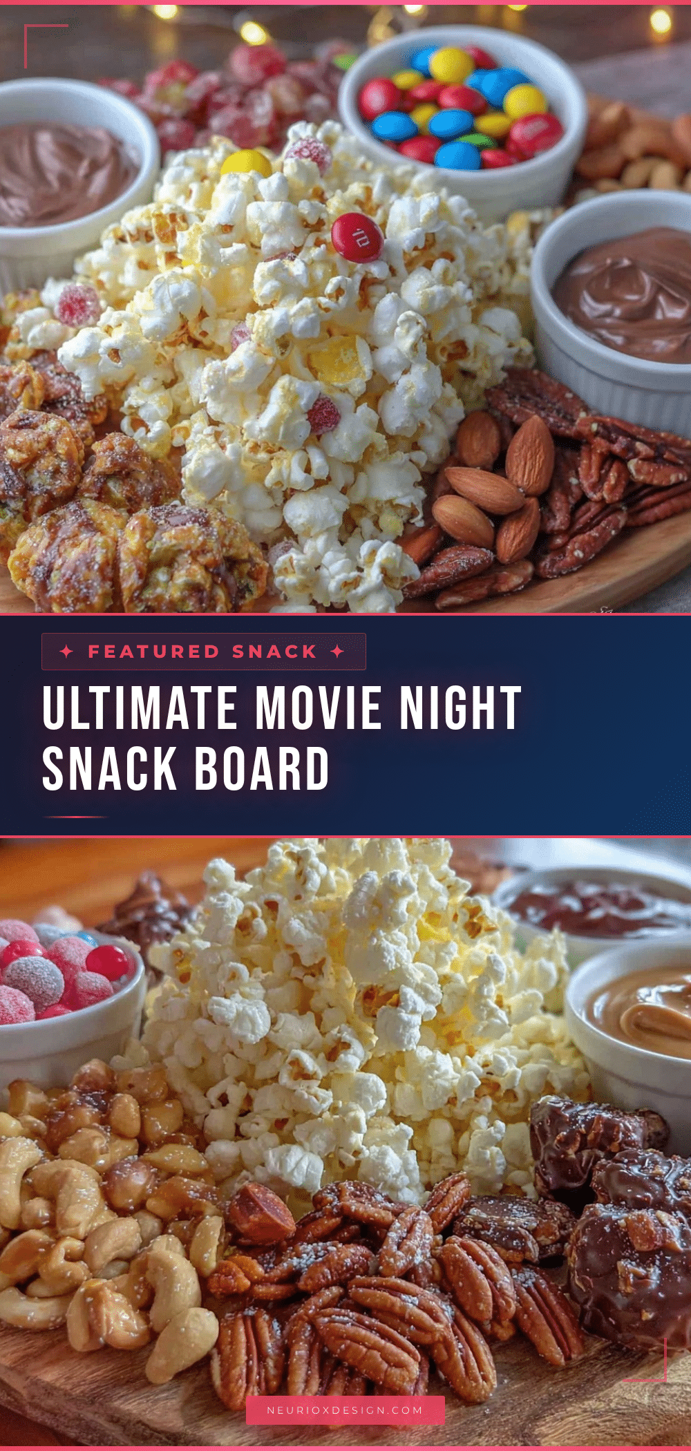 movie night snack board recipe
