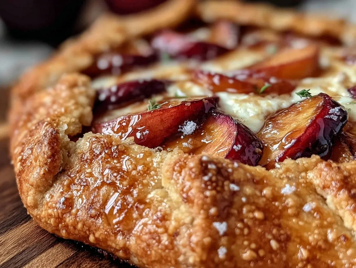 nectarine galette preparation steps