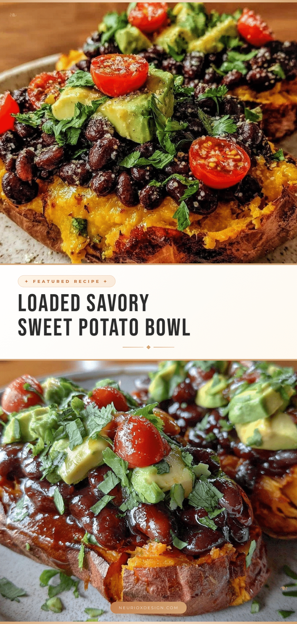 savory loaded sweet potato recipe