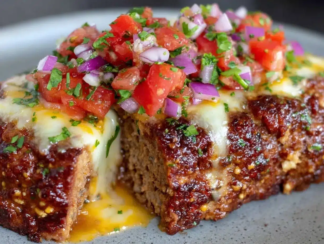 savory taco seasoned meatloaf preparation steps