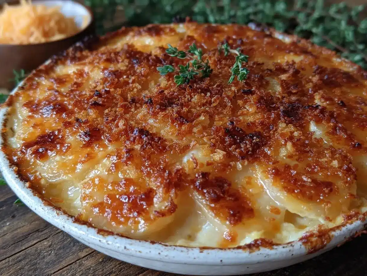 smoked gouda scalloped potatoes preparation steps