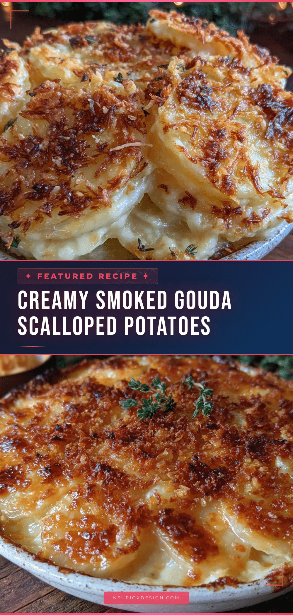 smoked gouda scalloped potatoes recipe