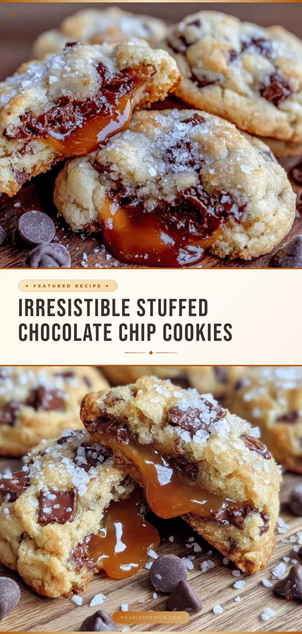 stuffed chocolate chip cookies recipe