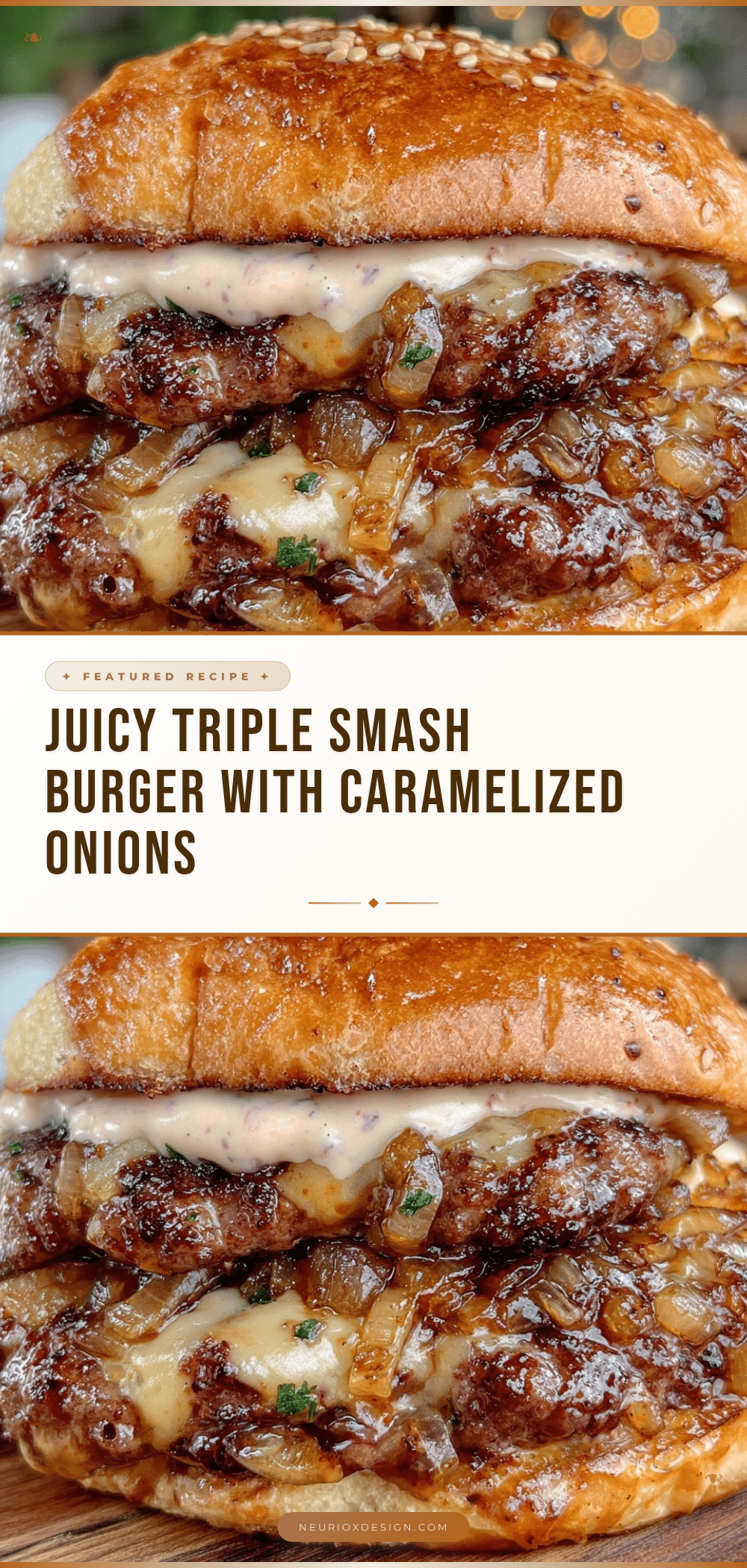 triple smash burger recipe