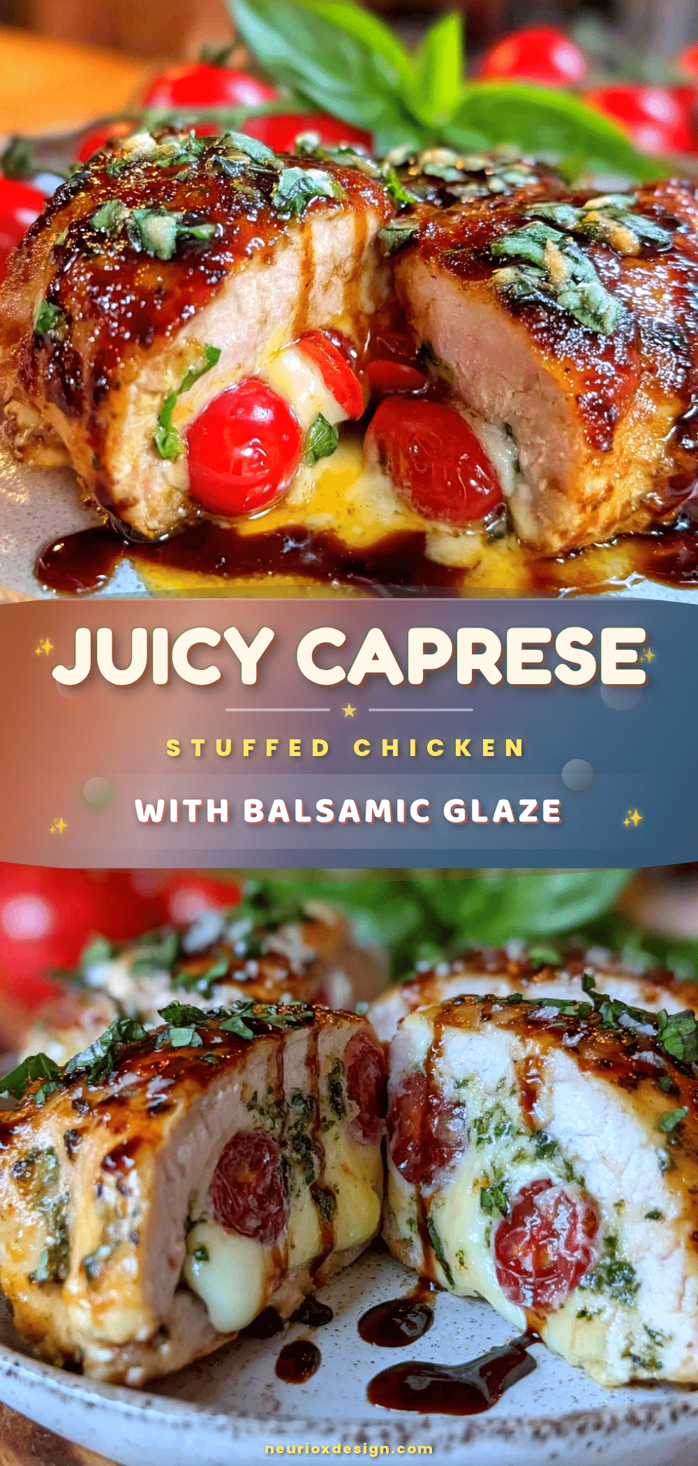 Caprese Stuffed Chicken Breast recipe