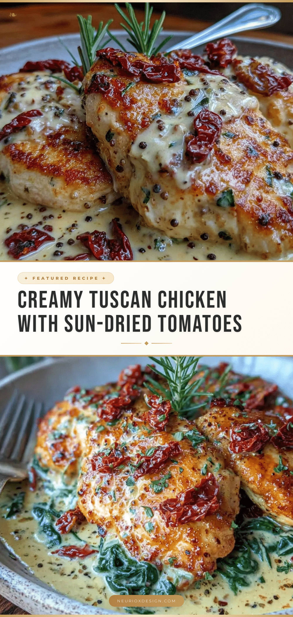 creamy tuscan chicken recipe