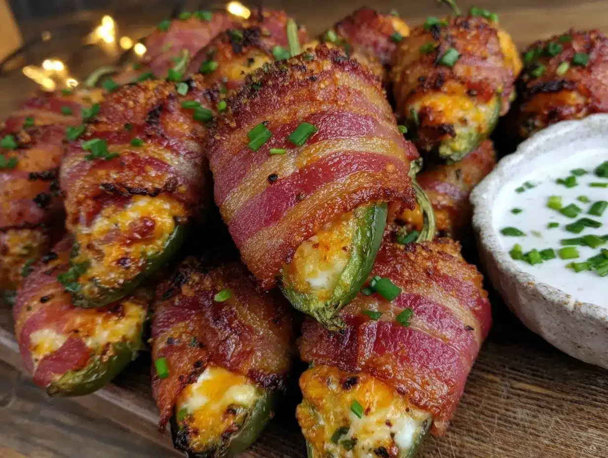 crispy bacon-wrapped jalapeño poppers preparation steps