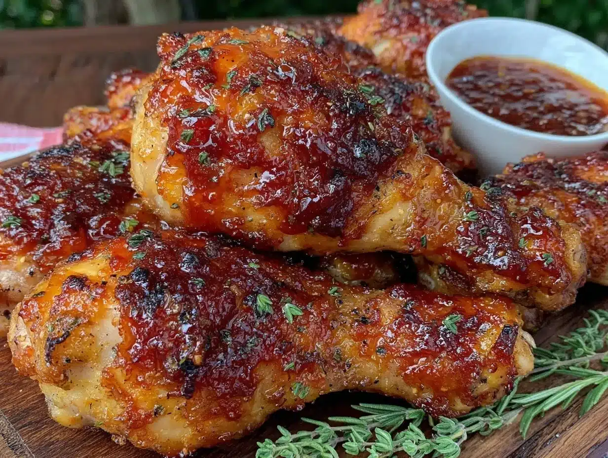 crispy honey bbq chicken drumsticks preparation steps