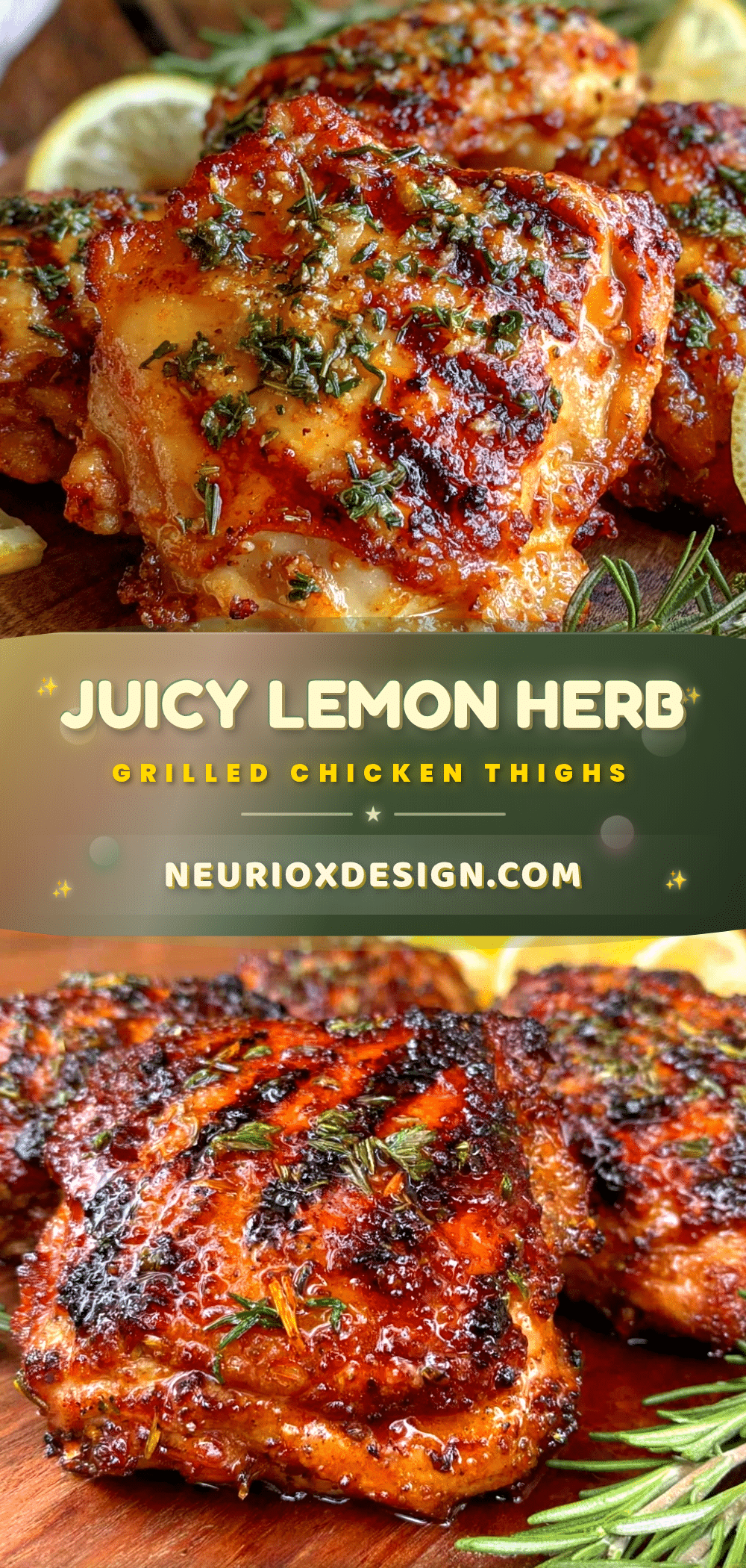 crispy lemon herb grilled chicken thighs recipe