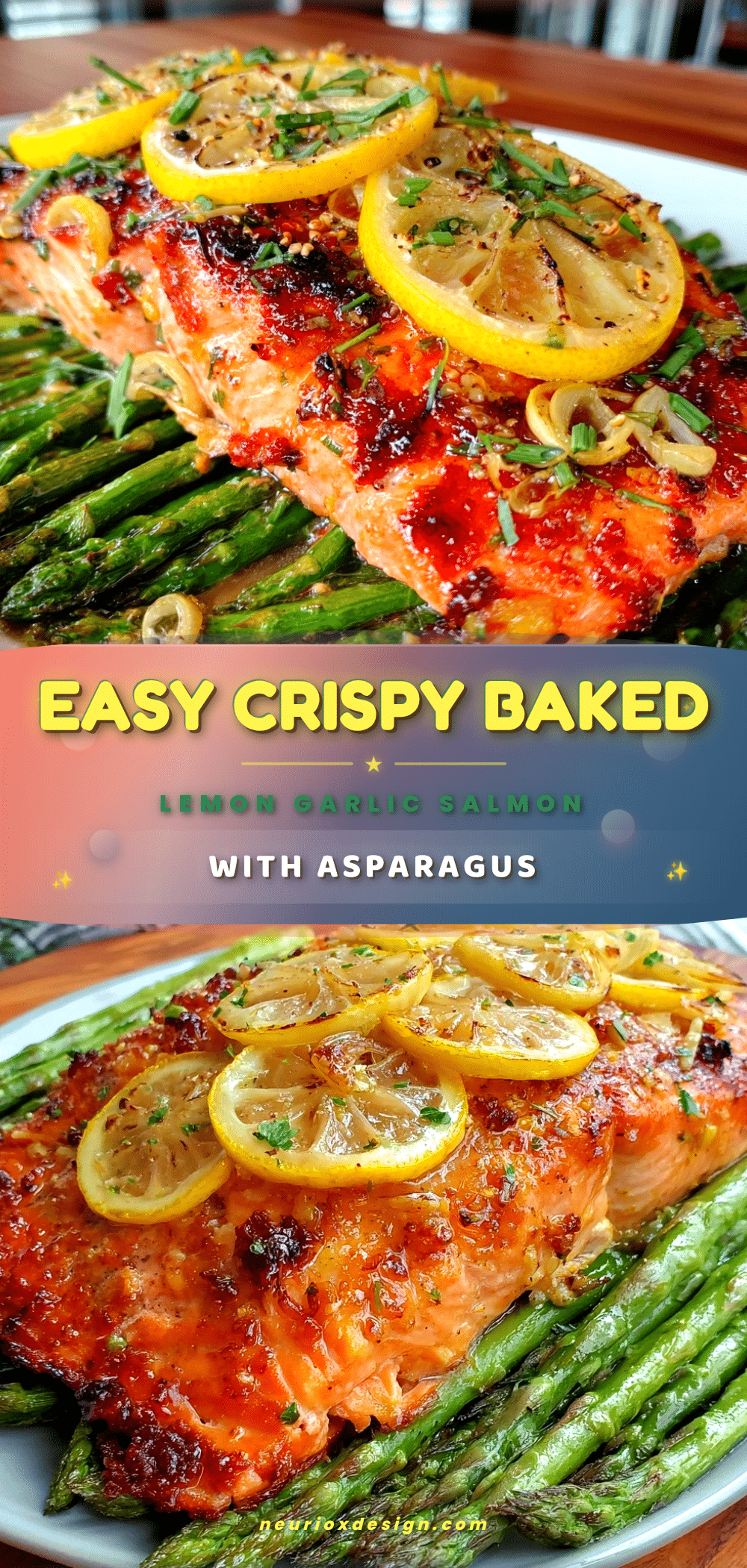 easy crispy baked lemon garlic salmon recipe