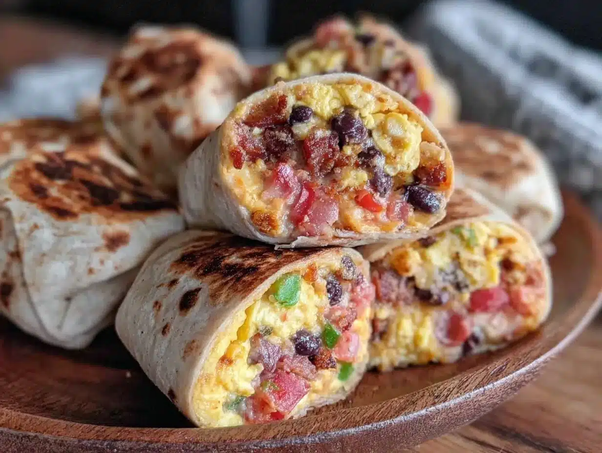 easy freezer-friendly breakfast burrito preparation steps