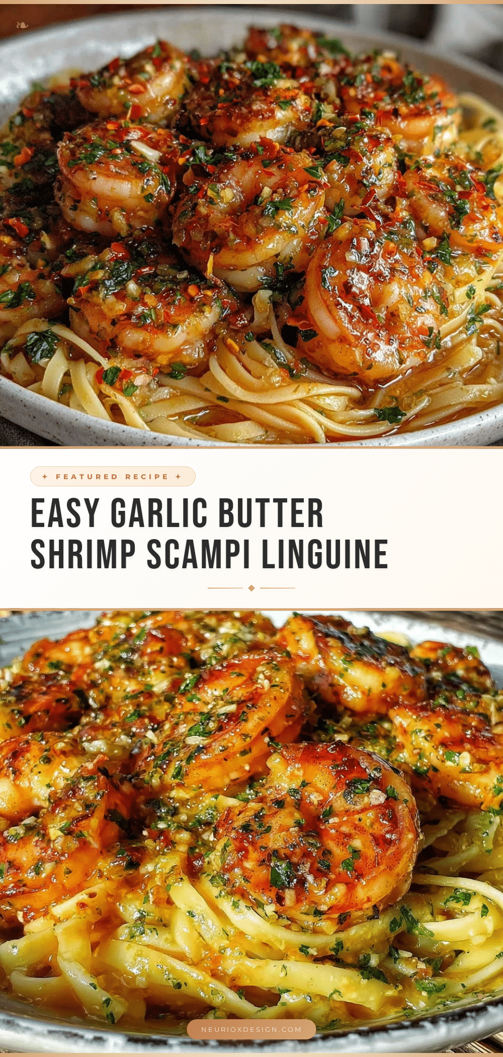 easy shrimp scampi with linguine recipe
