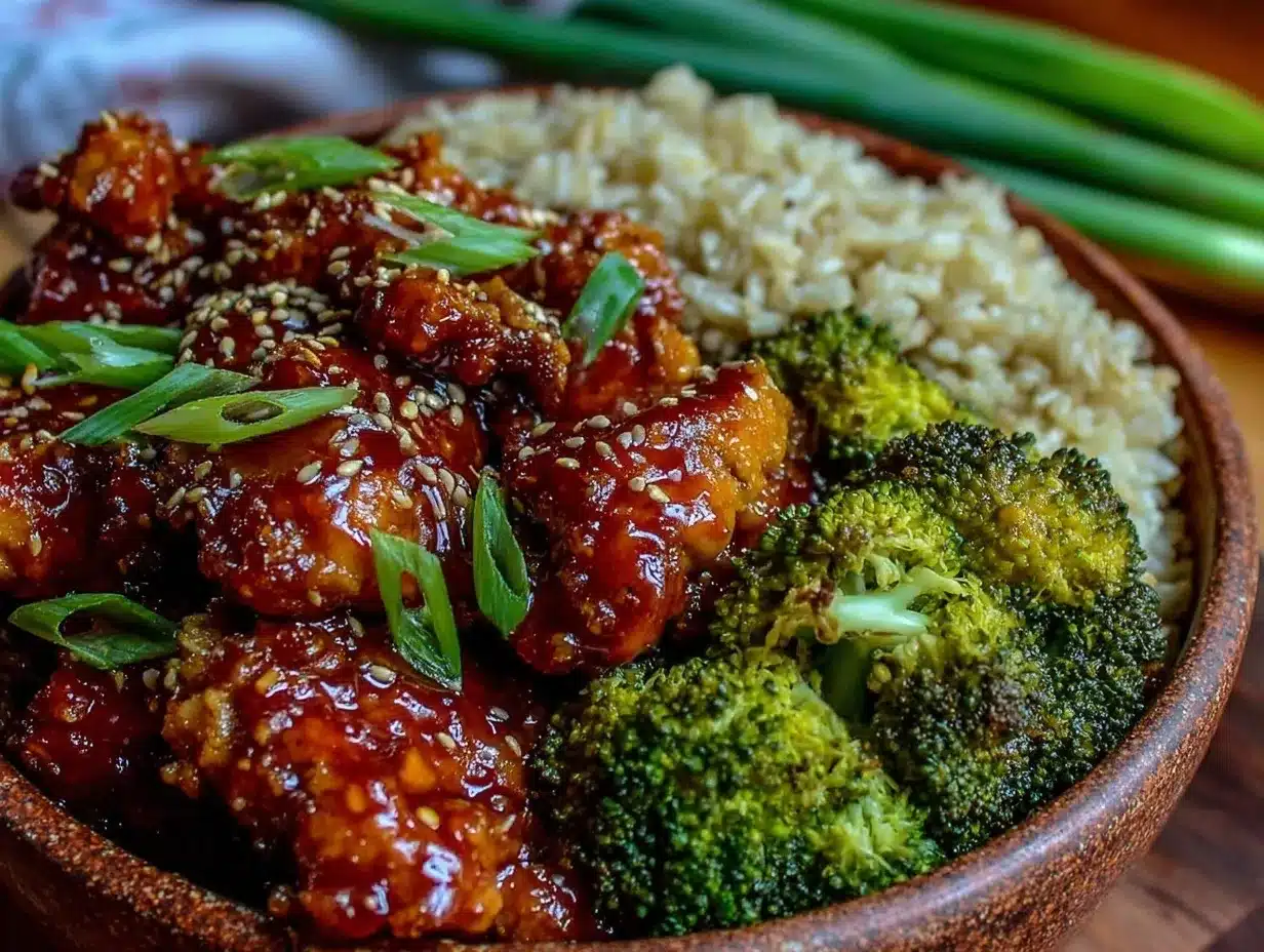 easy sticky teriyaki chicken bowls preparation steps