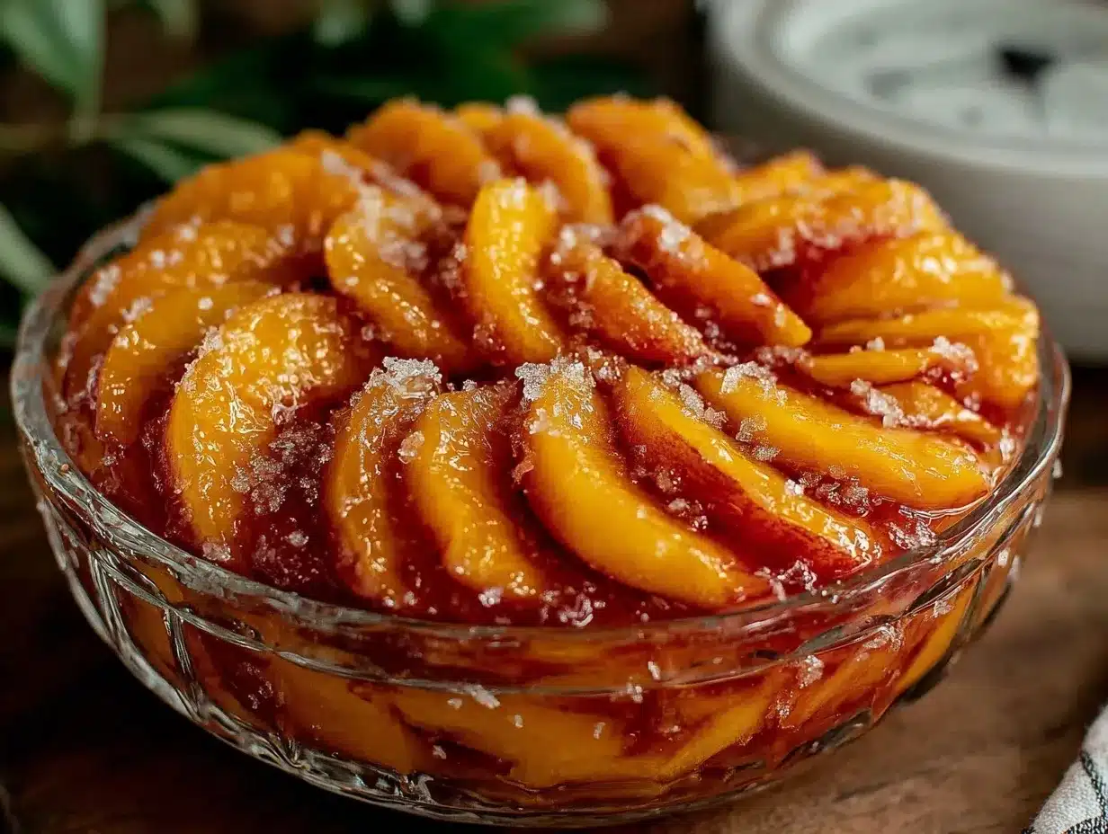 freezing fresh peaches for winter pies preparation steps