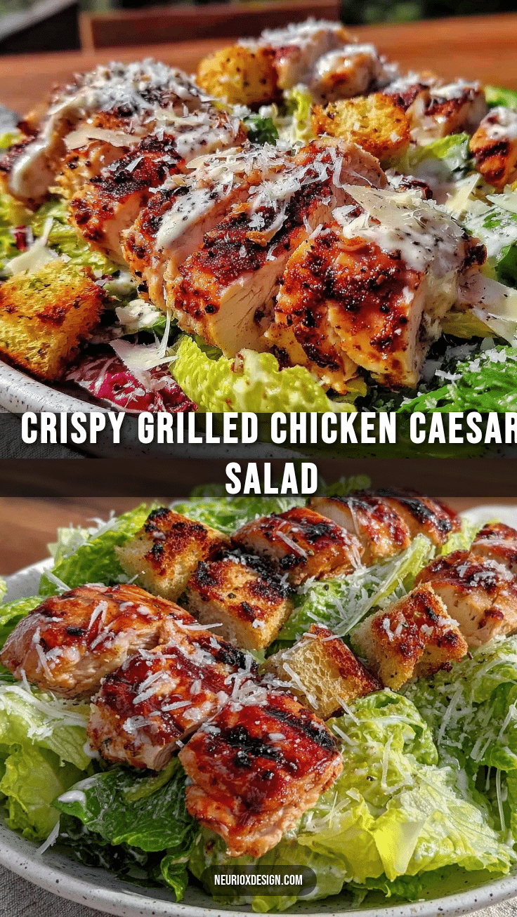 fresh grilled chicken caesar salad recipe