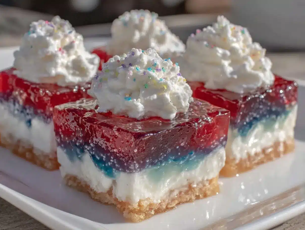 layered flag jello shots preparation steps