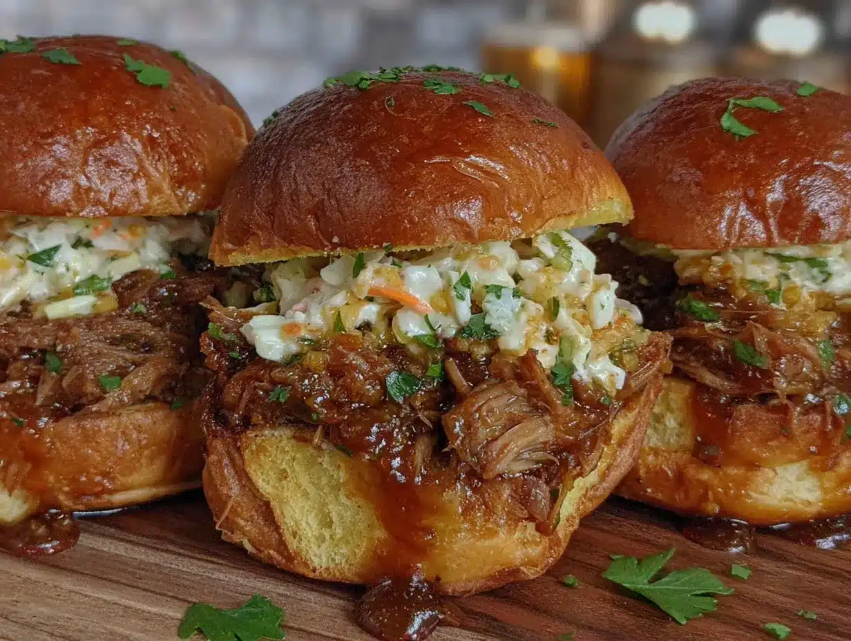pulled pork sliders preparation steps