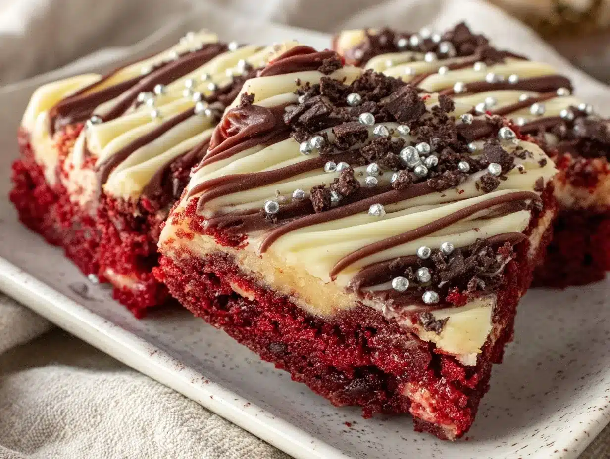 red velvet flag cookie cake preparation steps